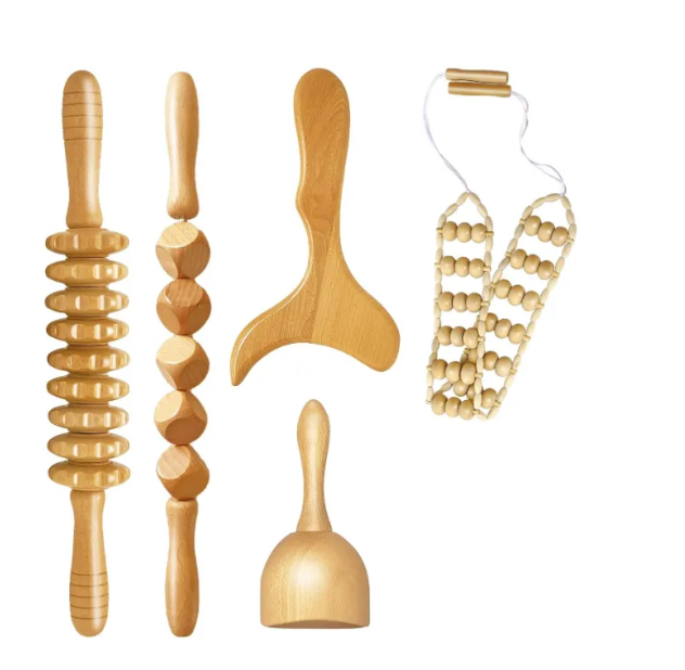Wooden Body Sculpting Massage Roller