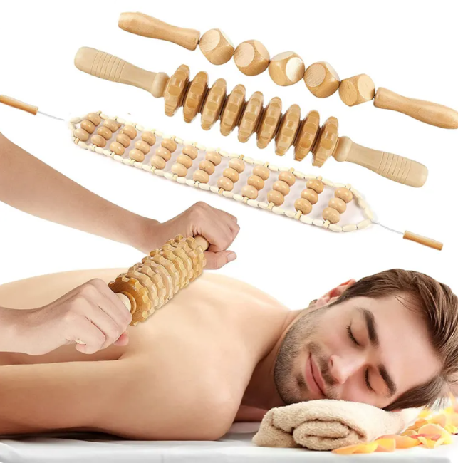 Wooden Body Sculpting Massage Roller