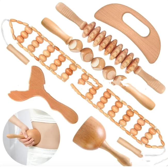 Wooden Body Sculpting Massage Roller
