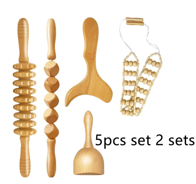 Wooden Body Sculpting Massage Roller