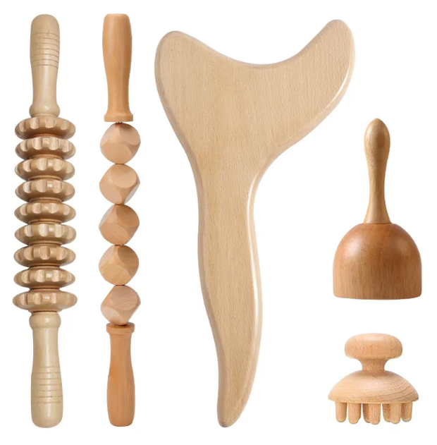 Wooden Body Sculpting Massage Roller