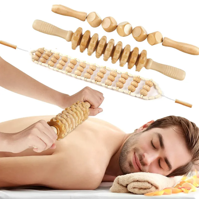 Wooden Body Sculpting Massage Roller