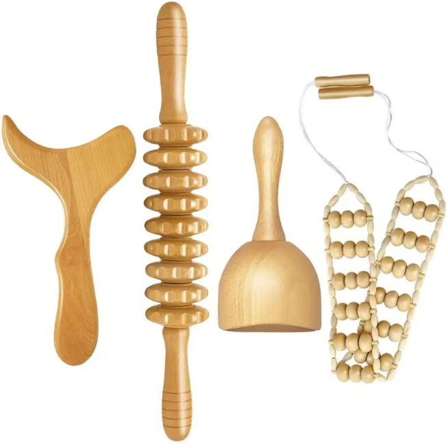 Wooden Body Sculpting Massage Roller